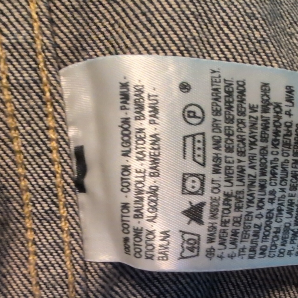 Levi's Trucker Jean Jacket Size M - Picture 11 of 12